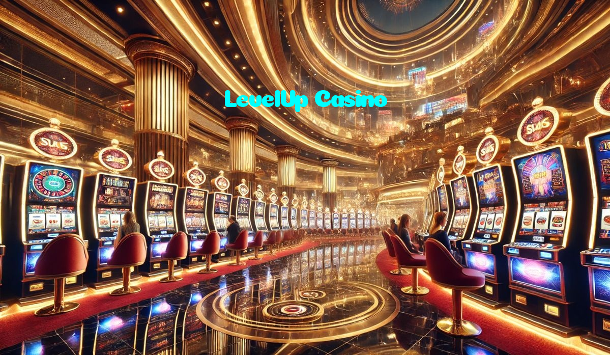 LevelUp Casino casino presented on mobile device in Pakistan with slots and live games
